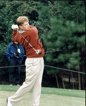 Ernie Els Autographed 8x10 Photo - Vintage Dugout