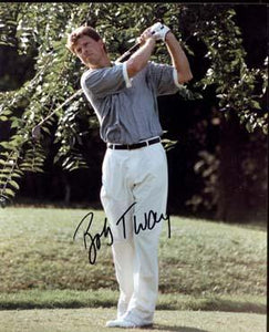 Bob Tway Autographed 8x10 Photo - Vintage Dugout