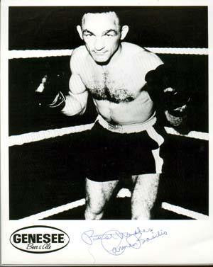 Carmen Basilio Autographed 8x10 Photo - Vintage Dugout