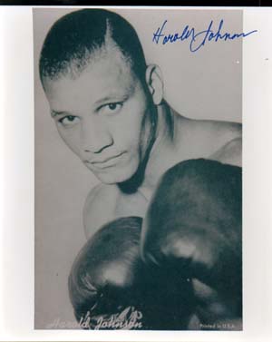 Harold Johnson Autographed 8x10 Photo