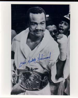 Eddie Mustafa Muhammad Autographed 8x10 Photo - Vintage Dugout