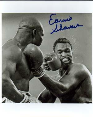 Ernie Shavers Autographed 8x10 Photo - Vintage Dugout