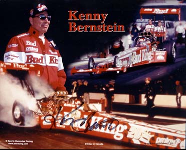 Kenny Bernstein Autographed 8x10 Photo