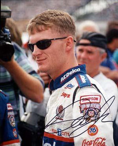 Dale Earnhardt Jr. Autographed 8x10 Photo - Vintage Dugout