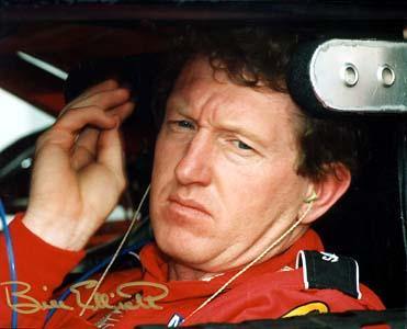 Bill Elliott Autographed 8x10 Photo - Vintage Dugout