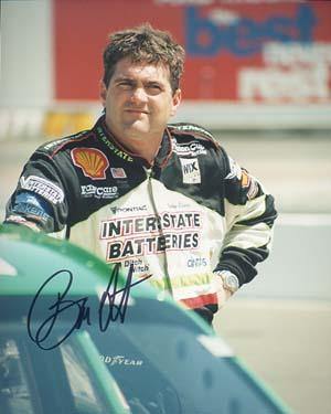 Bobby Labonte Autographed 8x10 Photo - Vintage Dugout