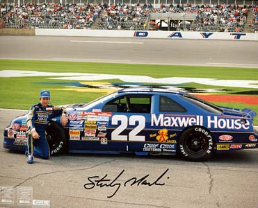 Sterling Marlin Autographed 8x10 Photo