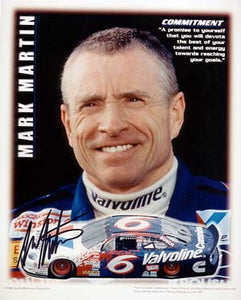 Mark Martin Autographed 8x10 Photo