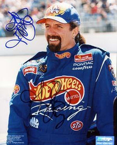 Kyle Petty Autographed 8x10 Photo - Vintage Dugout