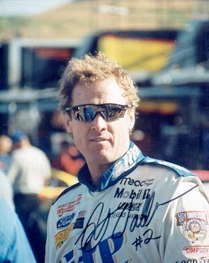 Rusty Wallace Autographed 8x10 Photo - Vintage Dugout