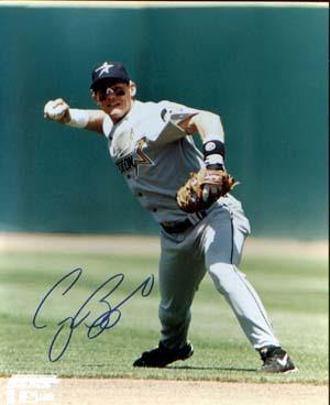 Craig Biggio Autographed 8x10 Photo - Vintage Dugout