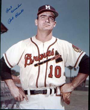 Bob Buhl Autographed 8x10 Photo - Vintage Dugout