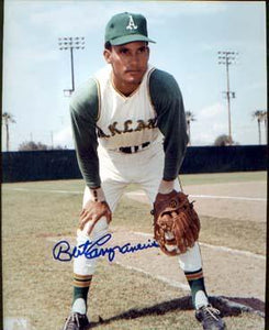 Bert Campaneris Autographed 8x10 Photo - Vintage Dugout