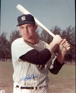 Bob Cerv Autographed 8x10 Photo - Vintage Dugout