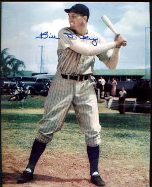 Bill Dickey Autographed 8x10 Photo - Vintage Dugout