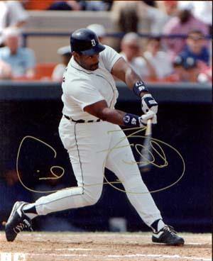 Cecil Fielder Autographed 8x10 Photo - Vintage Dugout