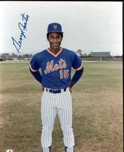 George Foster Autographed 8x10 Photo - Vintage Dugout