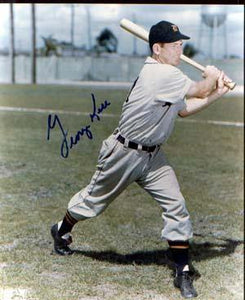 George Kell Autographed 8x10 Photo - Vintage Dugout