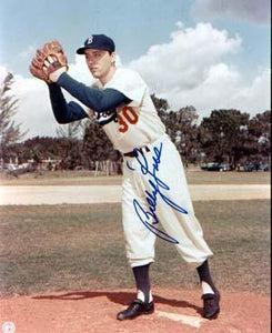 Billy Loes Autographed 8x10 Photo - Vintage Dugout