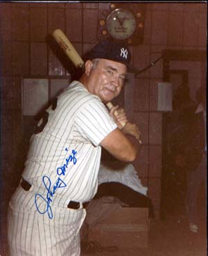 Johnny Mize Autographed 8x10 Photo