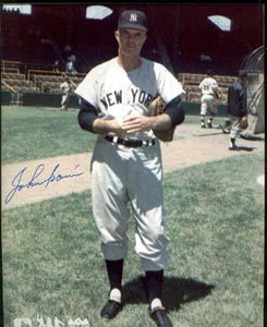 John Sain Autographed 8x10 Photo - Vintage Dugout