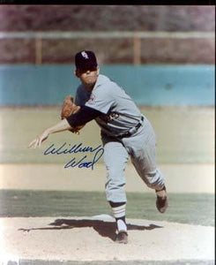 Wilbur Wood Autographed 8x10 Photo - Vintage Dugout