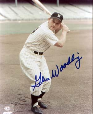 Gene Woodling Autographed 8x10 Photo - Vintage Dugout