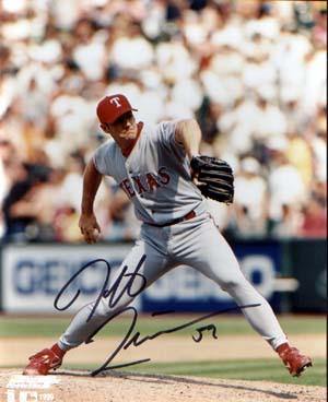 Jeff Zimmerman Autographed 8x10 Photo - Vintage Dugout