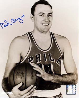 Paul Arizin Autographed 8x10 Photo