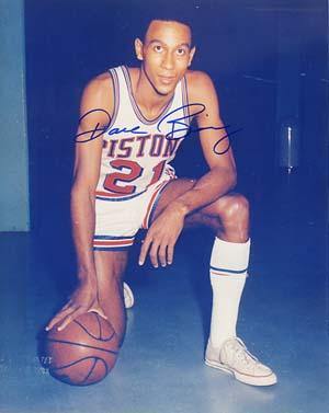 Dave Bing Autographed 8x10 Photo - Vintage Dugout