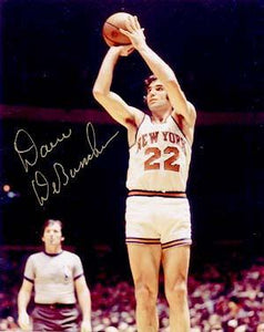 Dave DeBusschere Autographed 8x10 Photo - Vintage Dugout