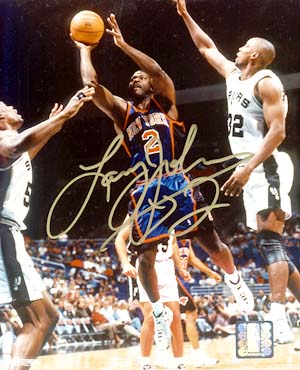 Larry Johnson Autographed 8x10 Photo