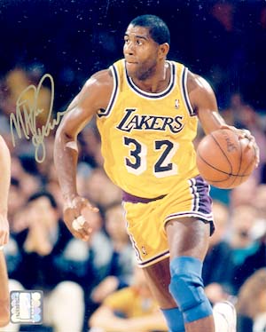 Magic Johnson Autographed 8x10 Photo