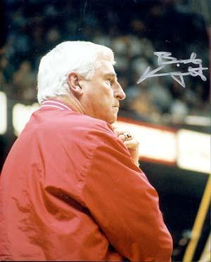 Bobby Knight Autographed 8x10 Photo - Vintage Dugout