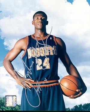 Antonio McDyess Autographed 8x10 Photo - Vintage Dugout