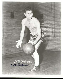 Lester Rothman Autographed 8x10 Photo - Vintage Dugout