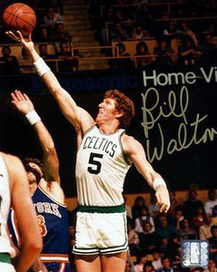 Bill Walton Autographed 8x10 Photo - Vintage Dugout