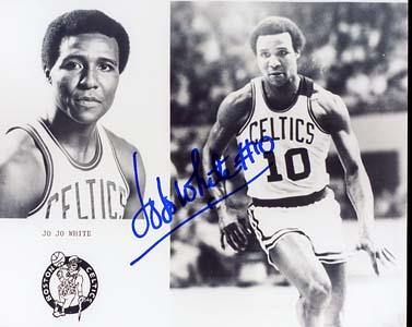 Jo Jo White Autographed 8x10 Photo - Vintage Dugout