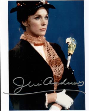 Julie Andrews Autographed 8x10 Photo