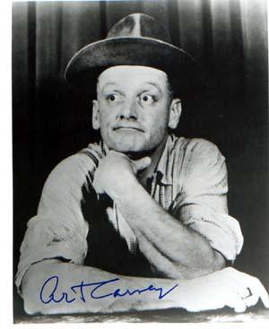 Art Carney Autographed 8x10 Photo - Vintage Dugout