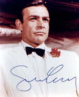 Sean Connery Autographed 8x10 Photo