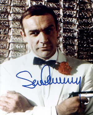 Sean Connery Autographed 8x10 Photo