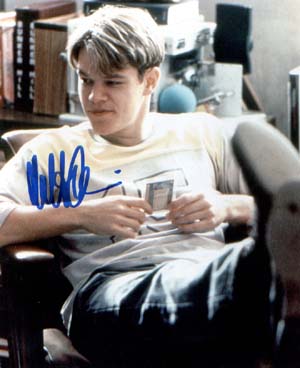 Matt Damon Autographed 8x10 Photo