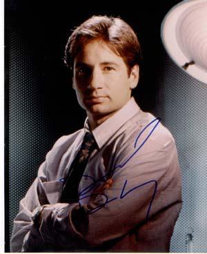 David Duchovny Autographed 8x10 Photo - Vintage Dugout