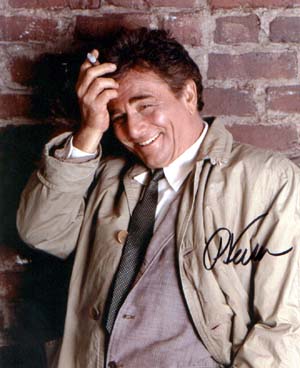 Peter Falk Autographed 8x10 Photo