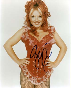 Geri Halliwell Autographed 8x10 Photo