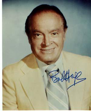 Bob Hope Autographed 8x10 Photo - Vintage Dugout