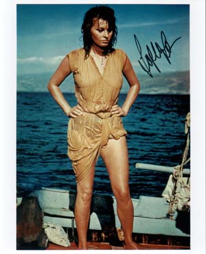 Sophia Loren Autographed 8x10 Photo