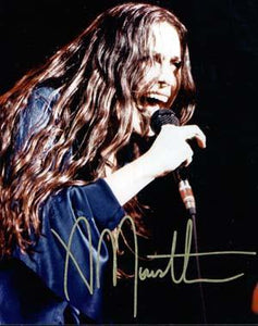 Alanis Morisette Autographed 8x10 Photo - Vintage Dugout