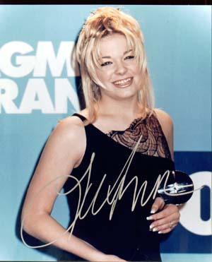 LeAnn Rimes Autographed 8x10 Photo - Vintage Dugout